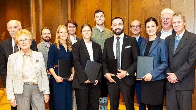 Gruppenbild  mit den Preisträgern